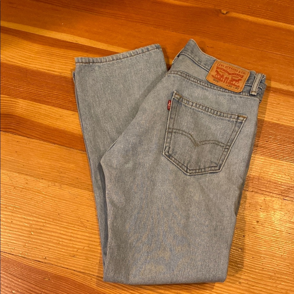 Levi's Men's 505 Light Blue Jeans